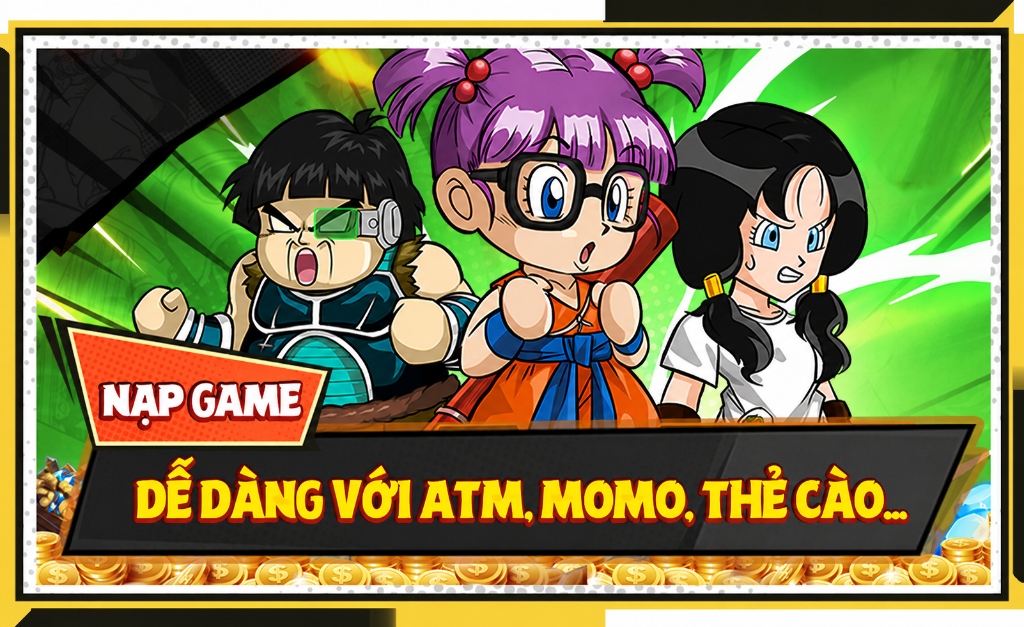 Nạp game dễ dàng